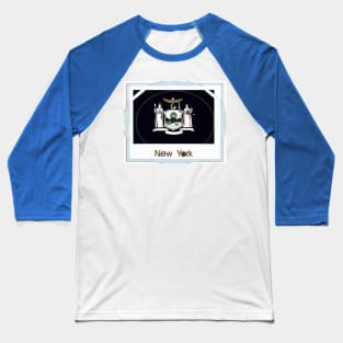 New York State Symbol Baseball T-Shirt